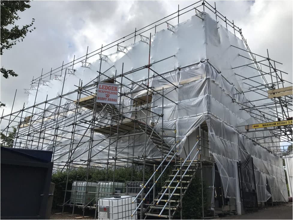 Residential Scaffolding Exeter Devon